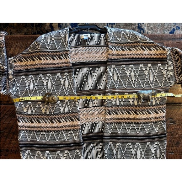 Old navy cable knit cardigan boho Aztec print size XLarge - Picture 8 of 13